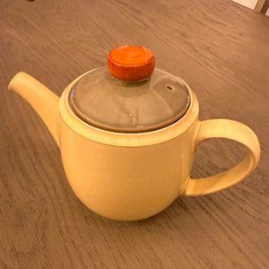 VINTAGE DENBY FIRE STONEWARE TEAPOT - MADE IN ENGLAND (Discontinued)